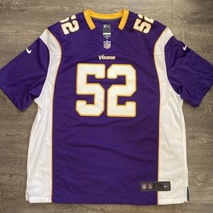 Chad Greenway Minnesota Vikings Nike Jersey Men's 2XL